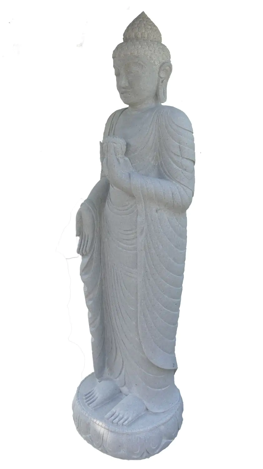  Product image 2 of the product “Standing Buddha with Lotus Flower, ca. 180 cm H ”